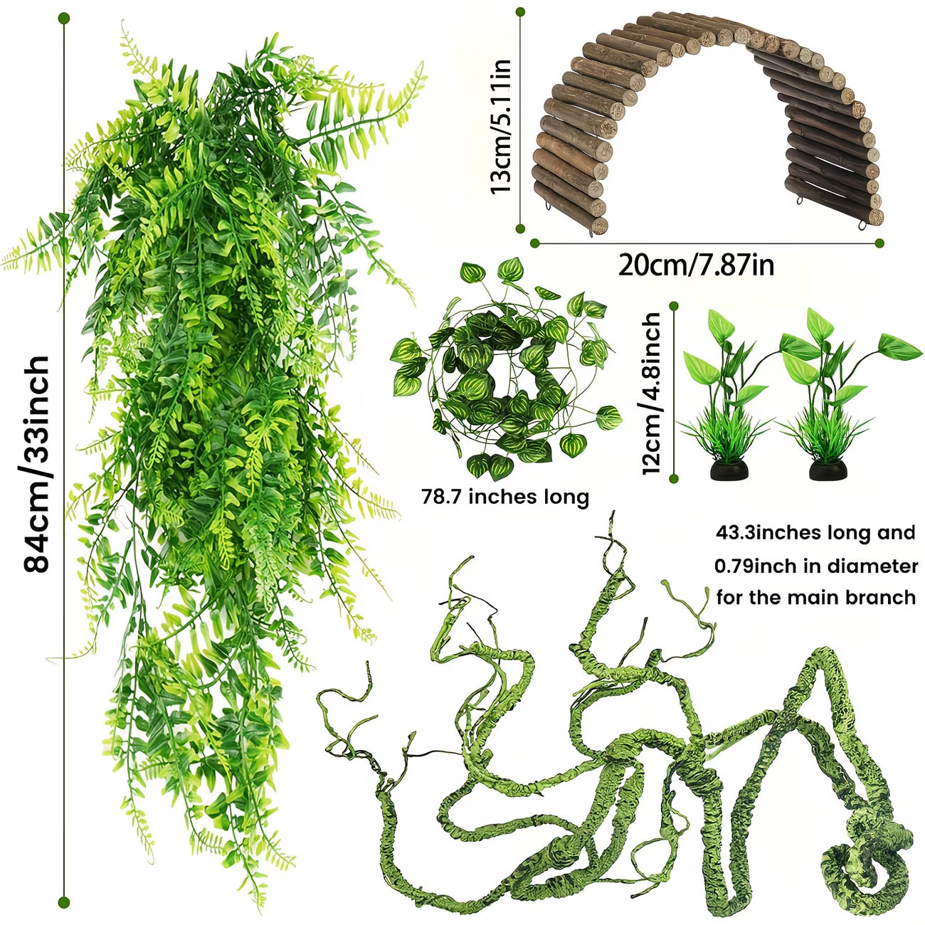 Terrarium Decoration Kit – Create a Natural Habitat for Your Reptiles