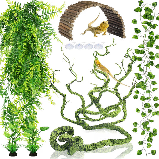 Kit de décoration pour terrarium – Créez un habitat naturel pour vos reptiles